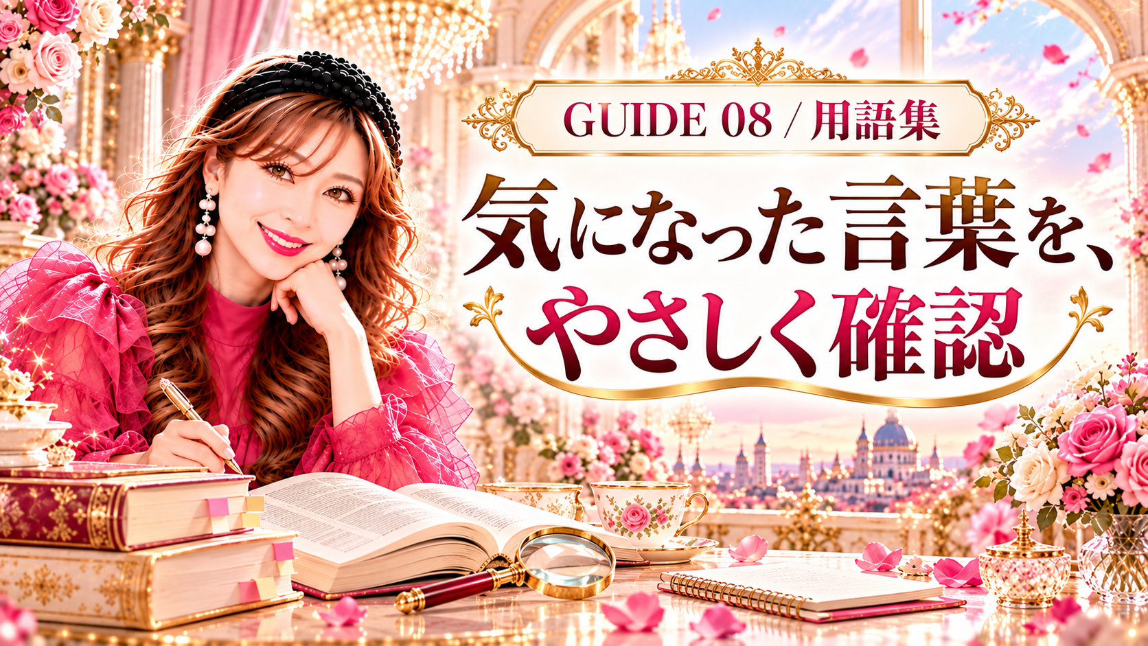 GUIDE 08 / 用語集：気になった言葉を、やさしく確認。