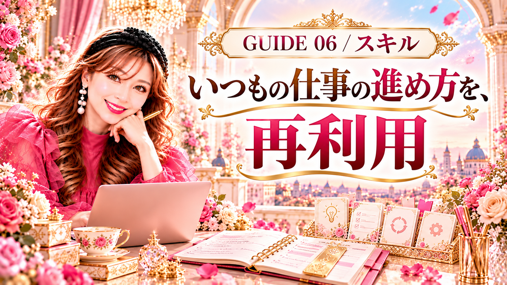 GUIDE 06 / スキル：いつもの仕事の進め方を、再利用。