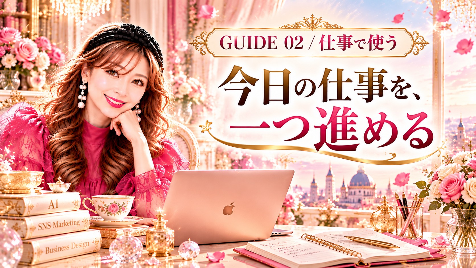 GUIDE 02 / 仕事で使う：今日の仕事を、一つ進める。